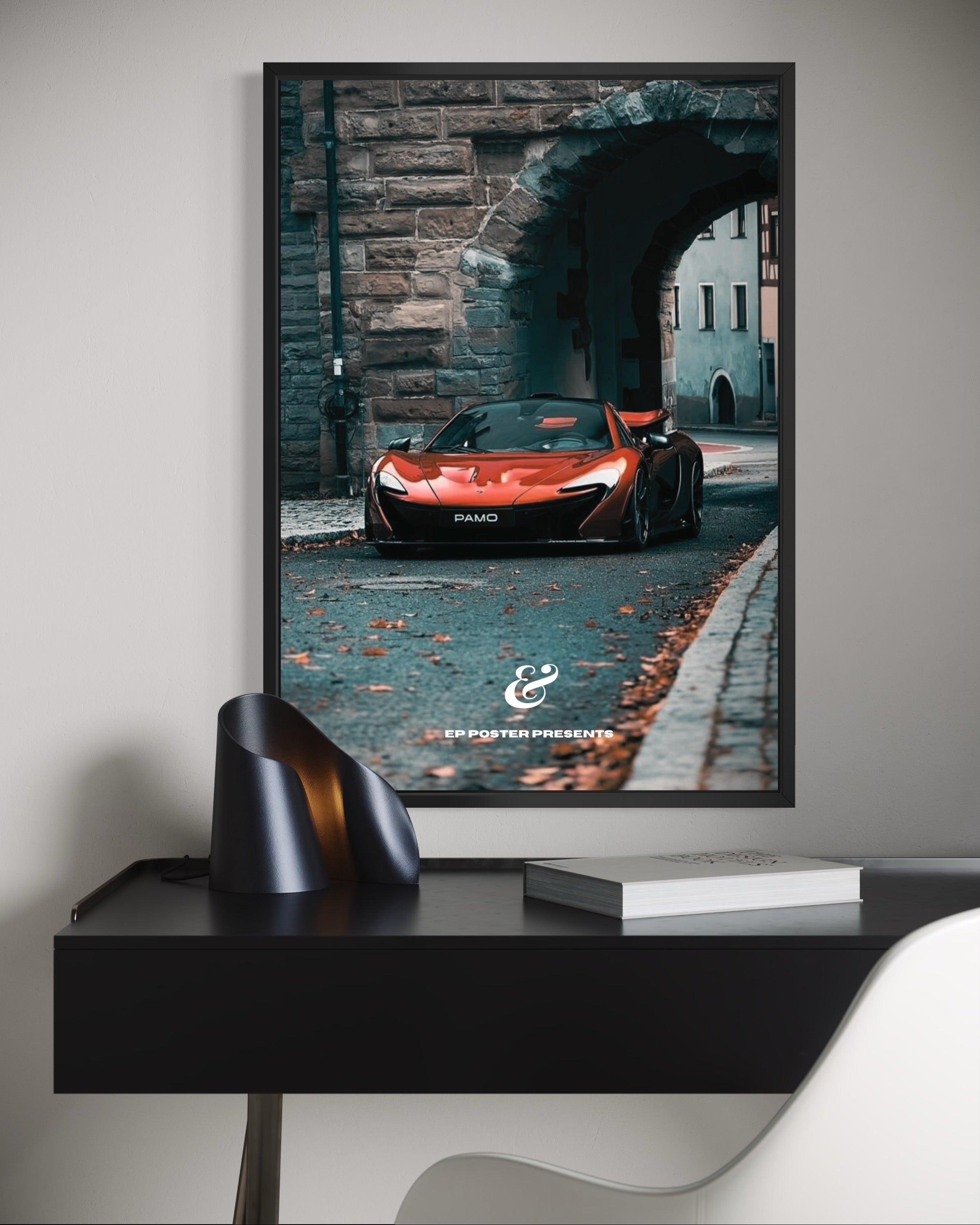 McLaren Car Paper Poster