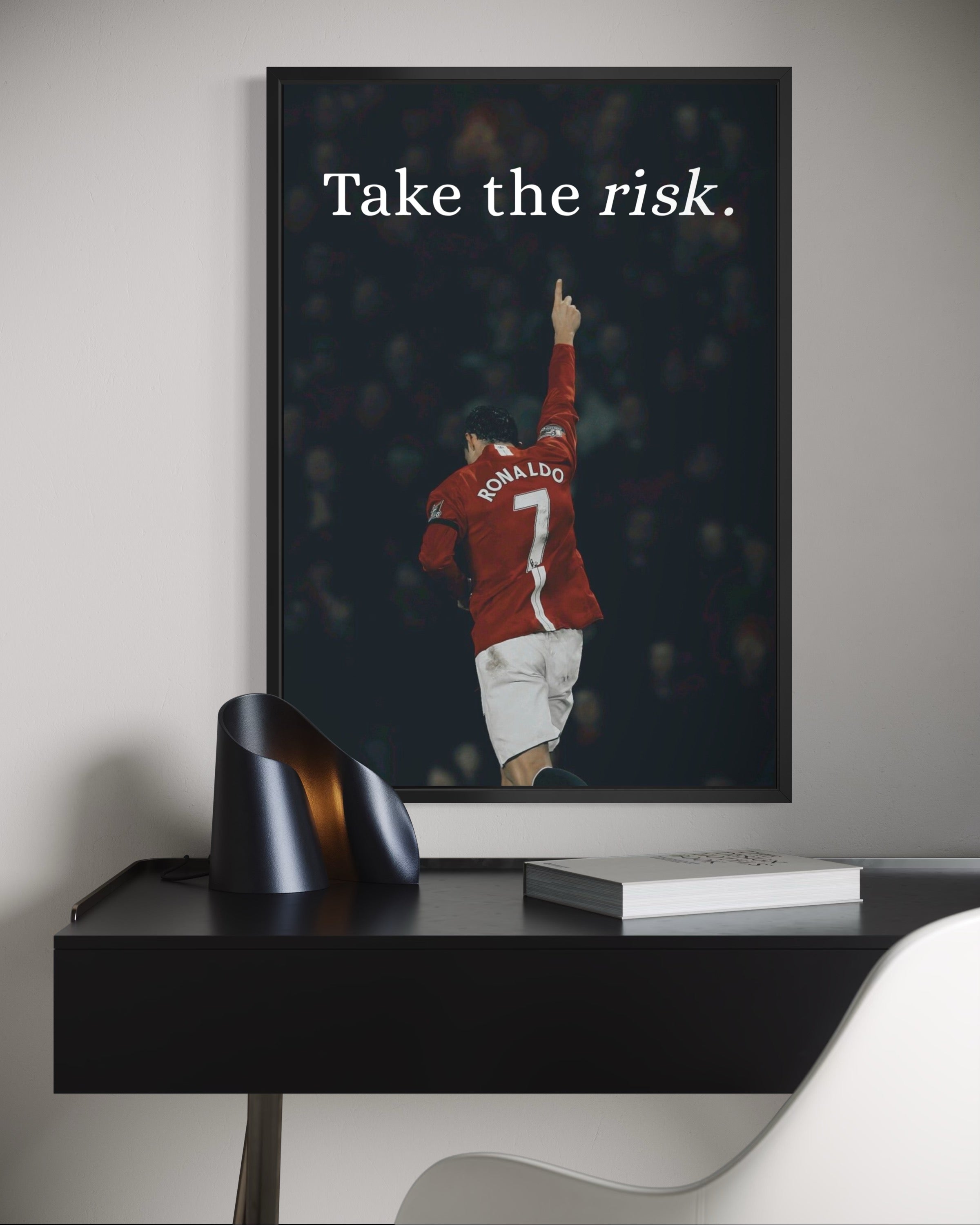 Ronaldo Motivational Paper Poster