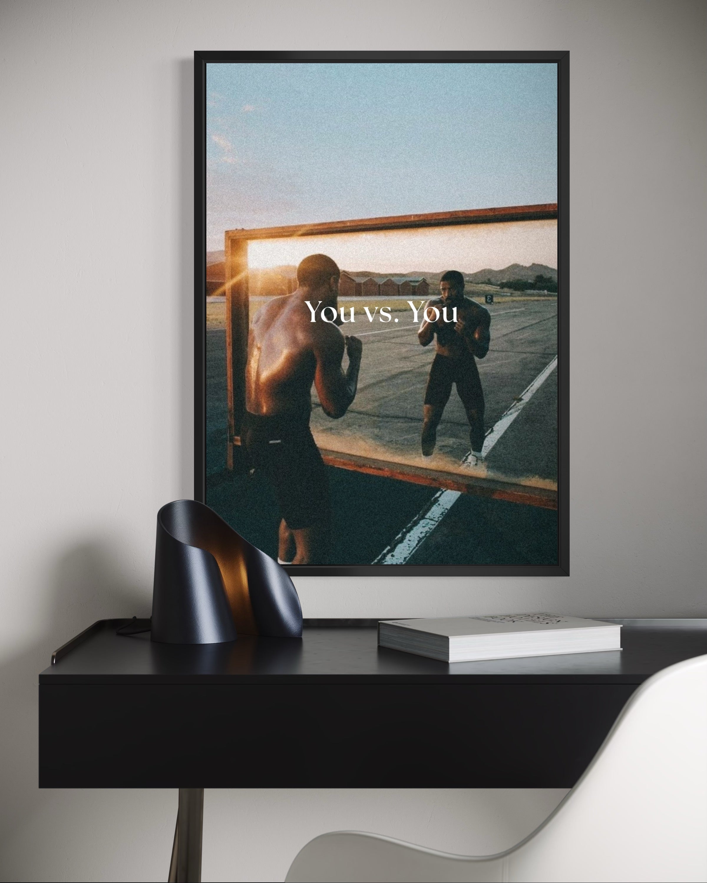 "You vs. You" Motivational Paper Poster