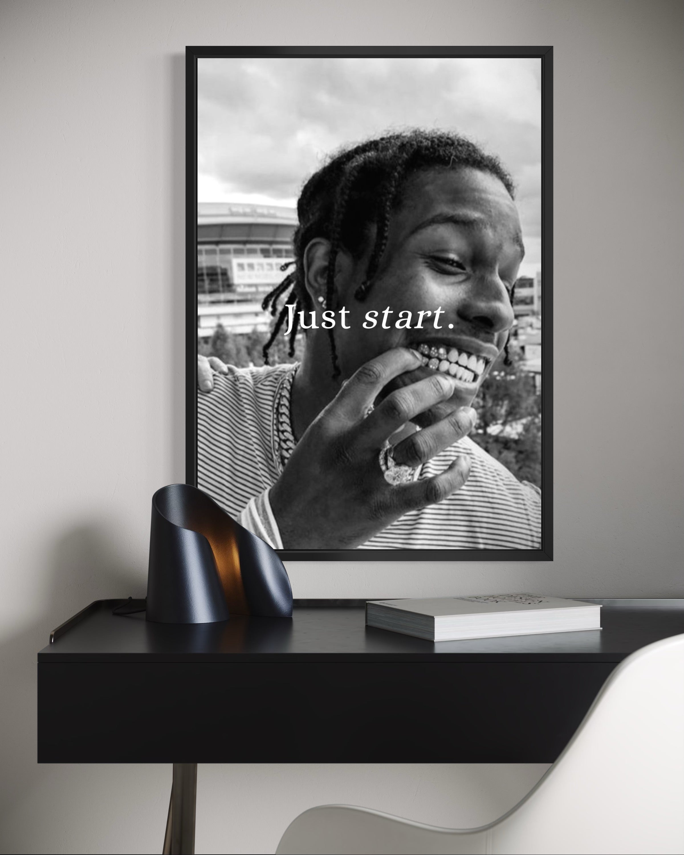 Asap Rocky Motivational Paper Poster
