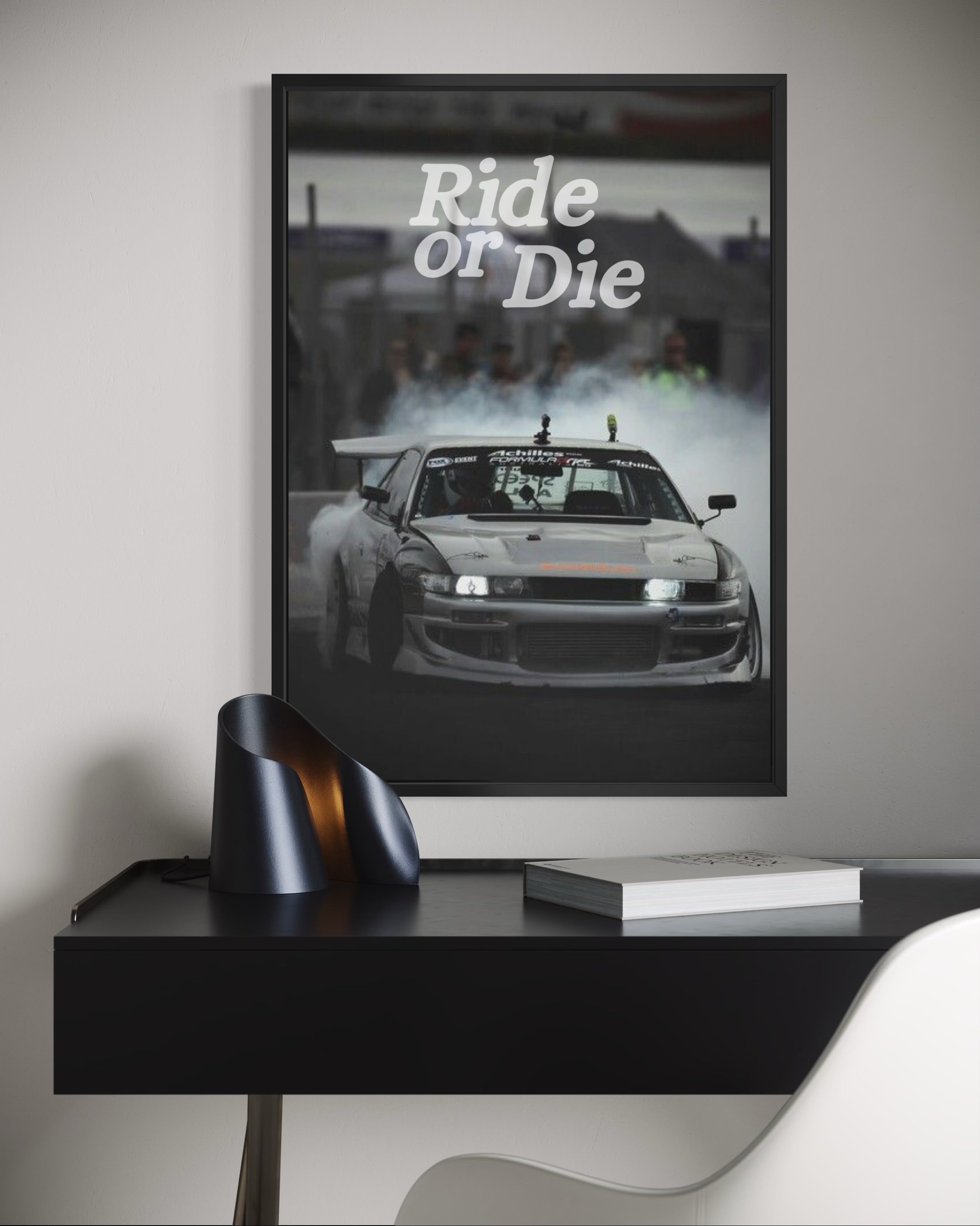 Ride Or Die Car Paper Poster