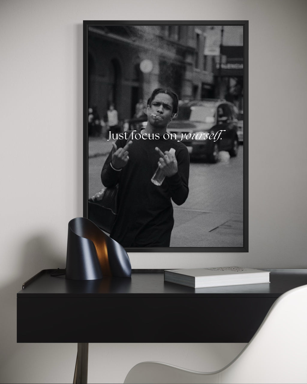 Asap Rocky Motivational Paper Poster