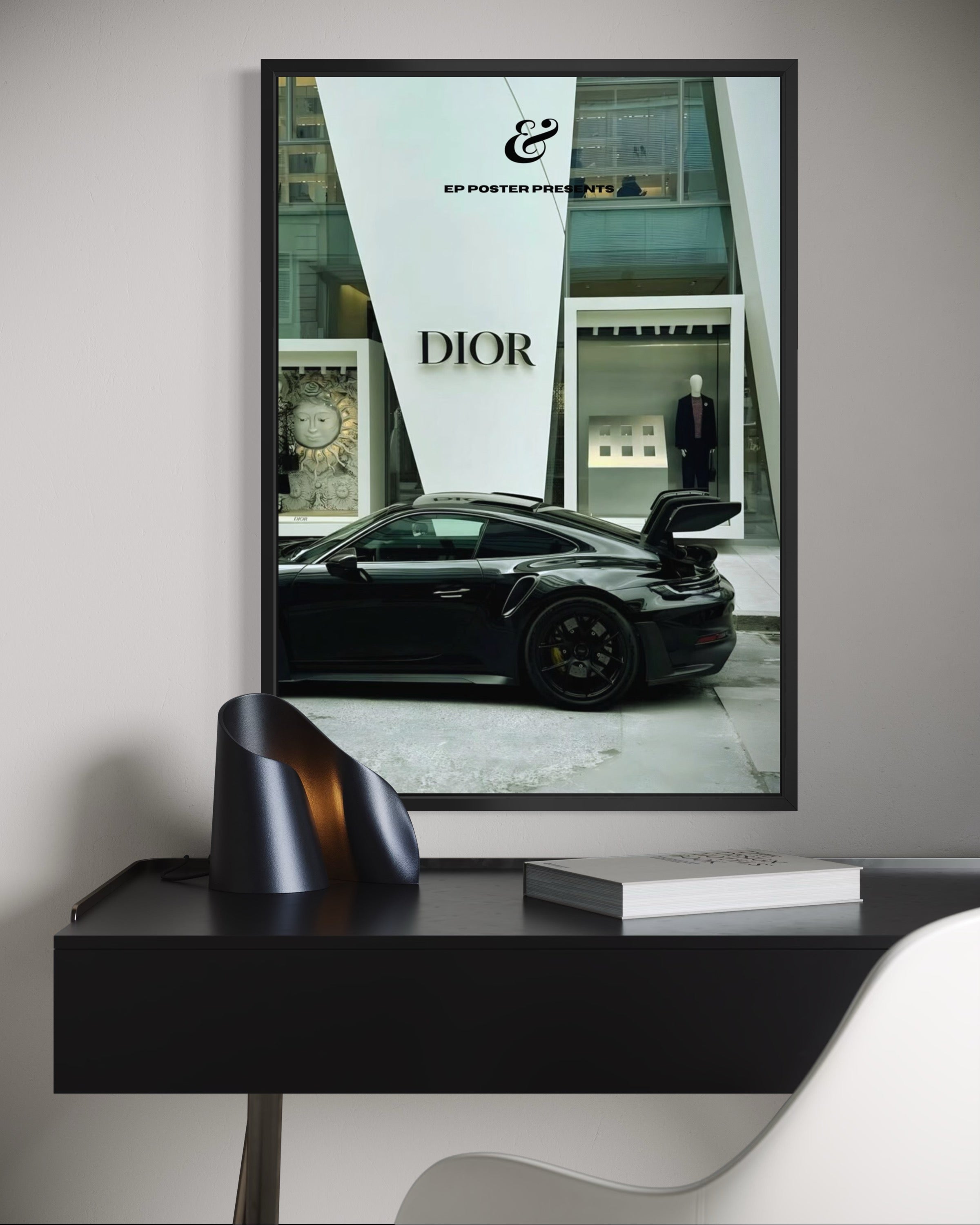 Porsche Car Paper Poster