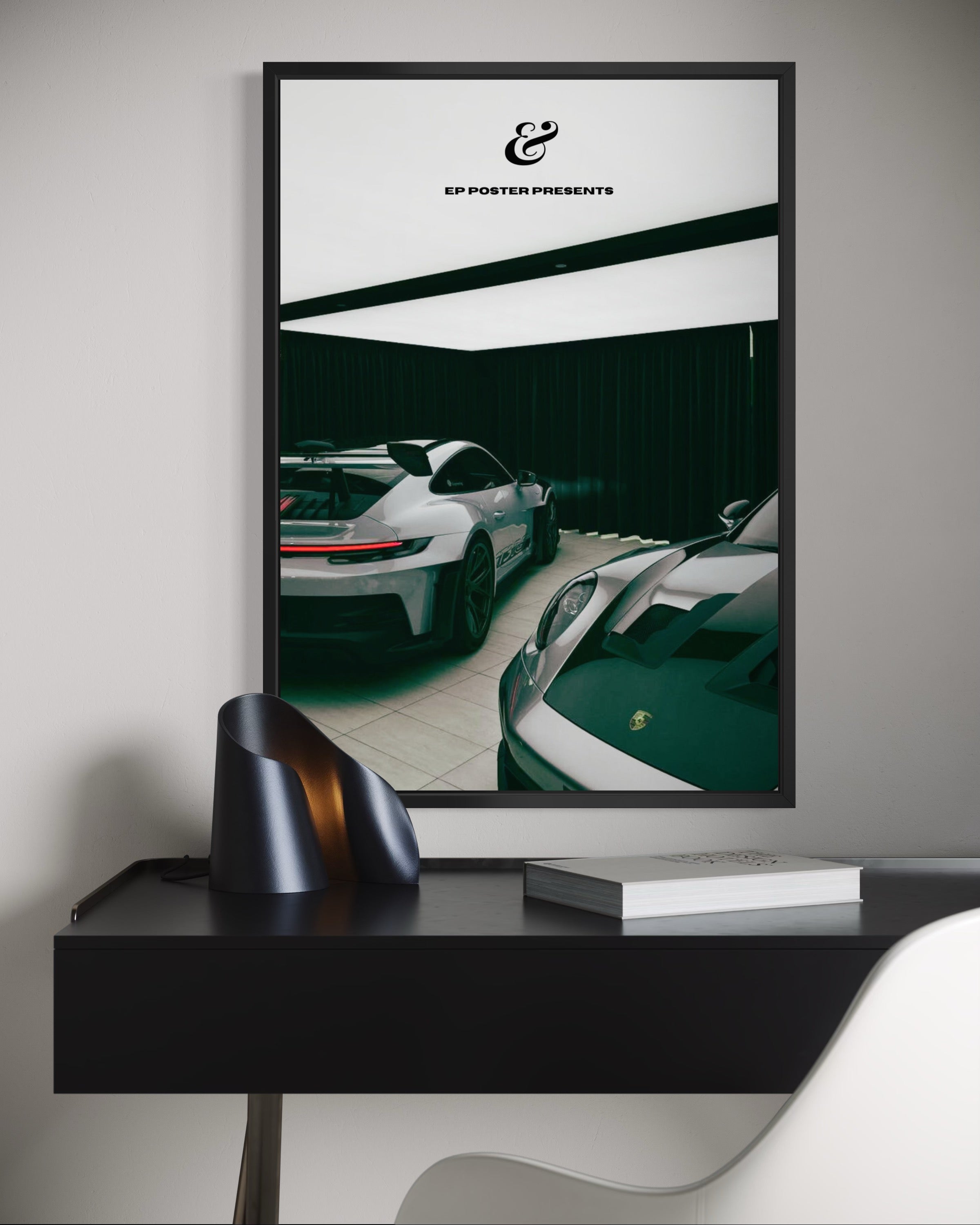 Porsche Car Paper Poster