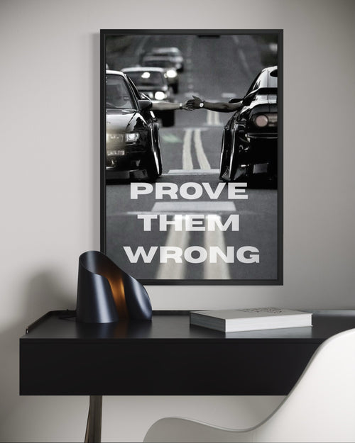 Car Motivational Paper Poster