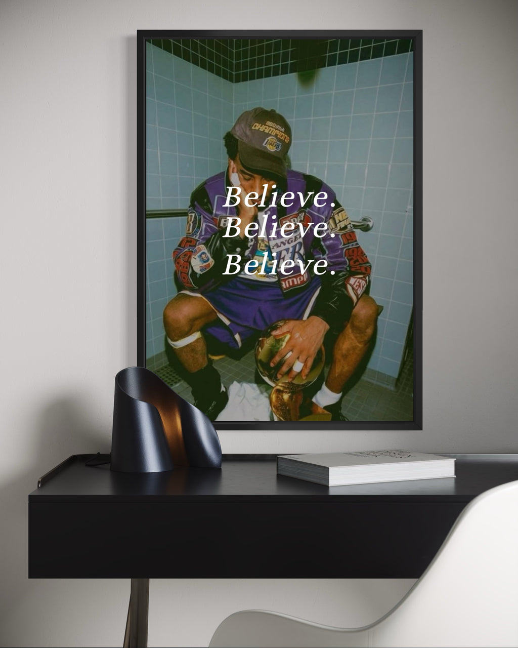 "Believe" Motivational paper Poster